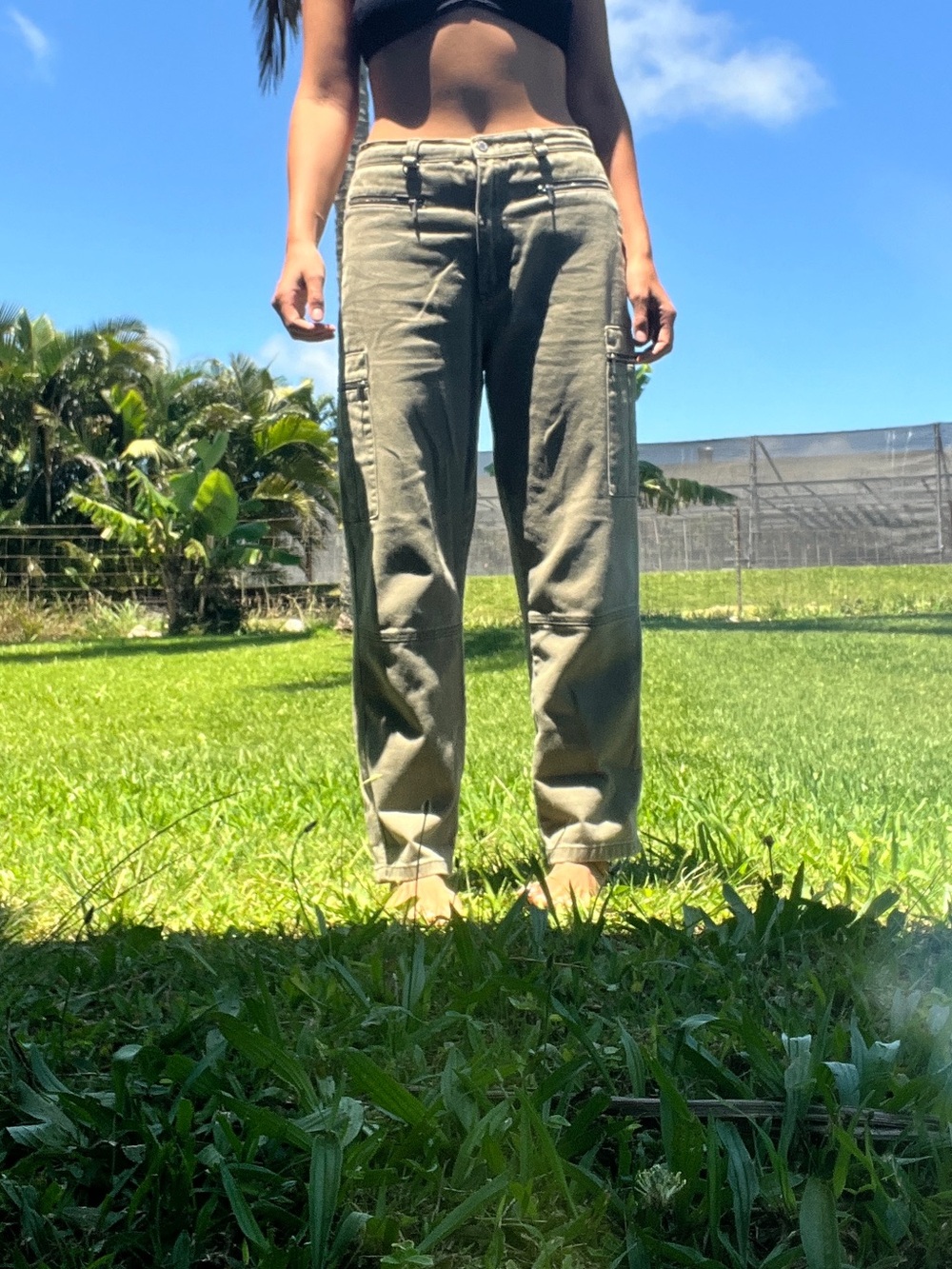 Army Green cargo pants